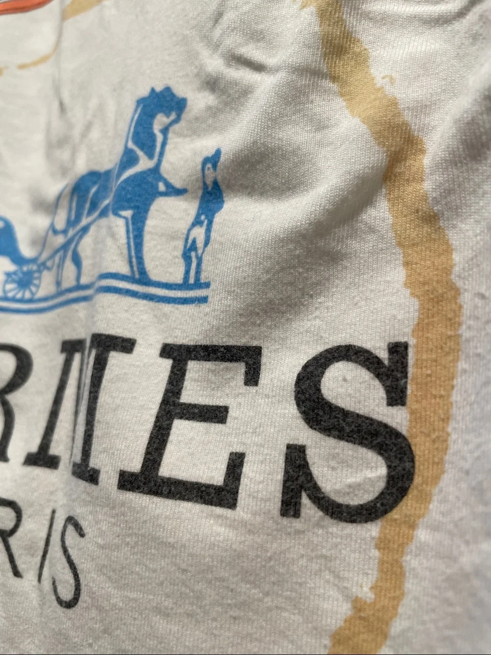 Hermes Constellation Astrological Circle White Short Sleeve Tee - Picture 10 of 14
